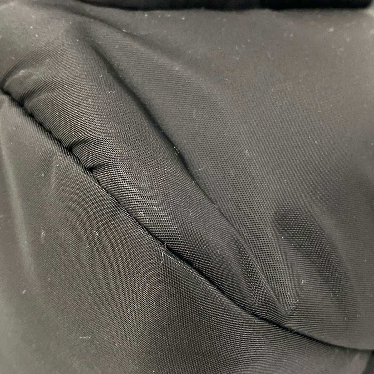 Prada Tote Padded Nylon Black Re-Nylon Leather — view 6