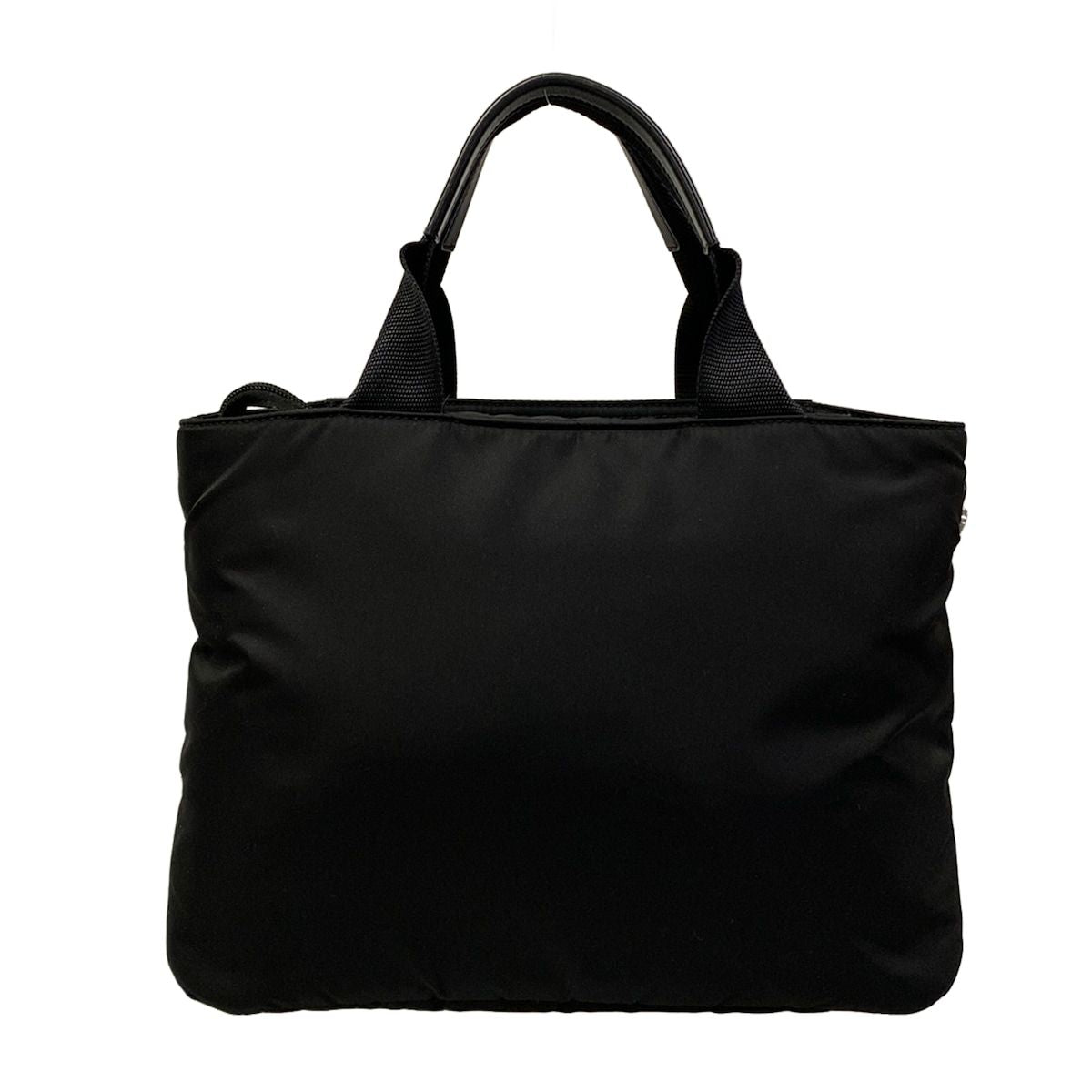 Prada Tote Padded Nylon Black Re-Nylon Leather — view 3