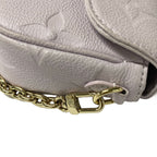 Louis Vuitton Wallet Monogram Empreinte on Chain Misty Lilac Leather Cowhide — view 7