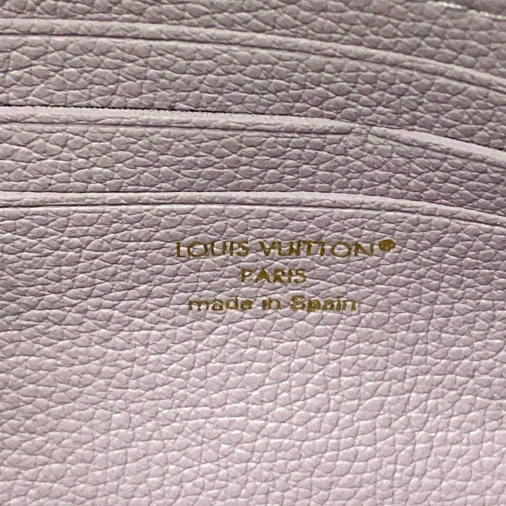 Louis Vuitton Wallet Monogram Empreinte on Chain Misty Lilac Leather Cowhide — view 5