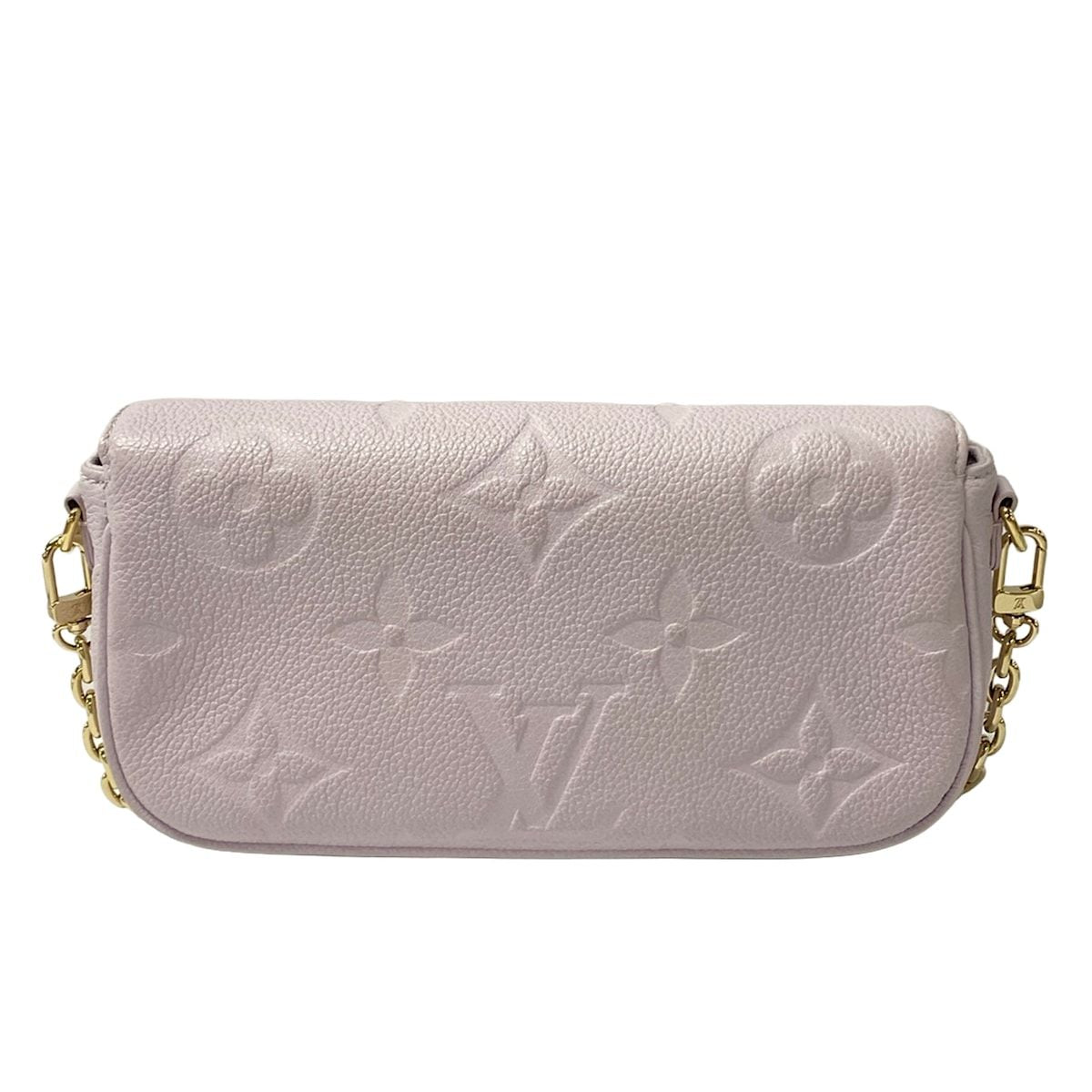 Louis Vuitton Wallet Monogram Empreinte on Chain Misty Lilac Leather Cowhide — view 2