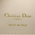 Dior Bifold Wallet Lucky Dio Lucaro Dahlia Pink Beige Multi — view 5