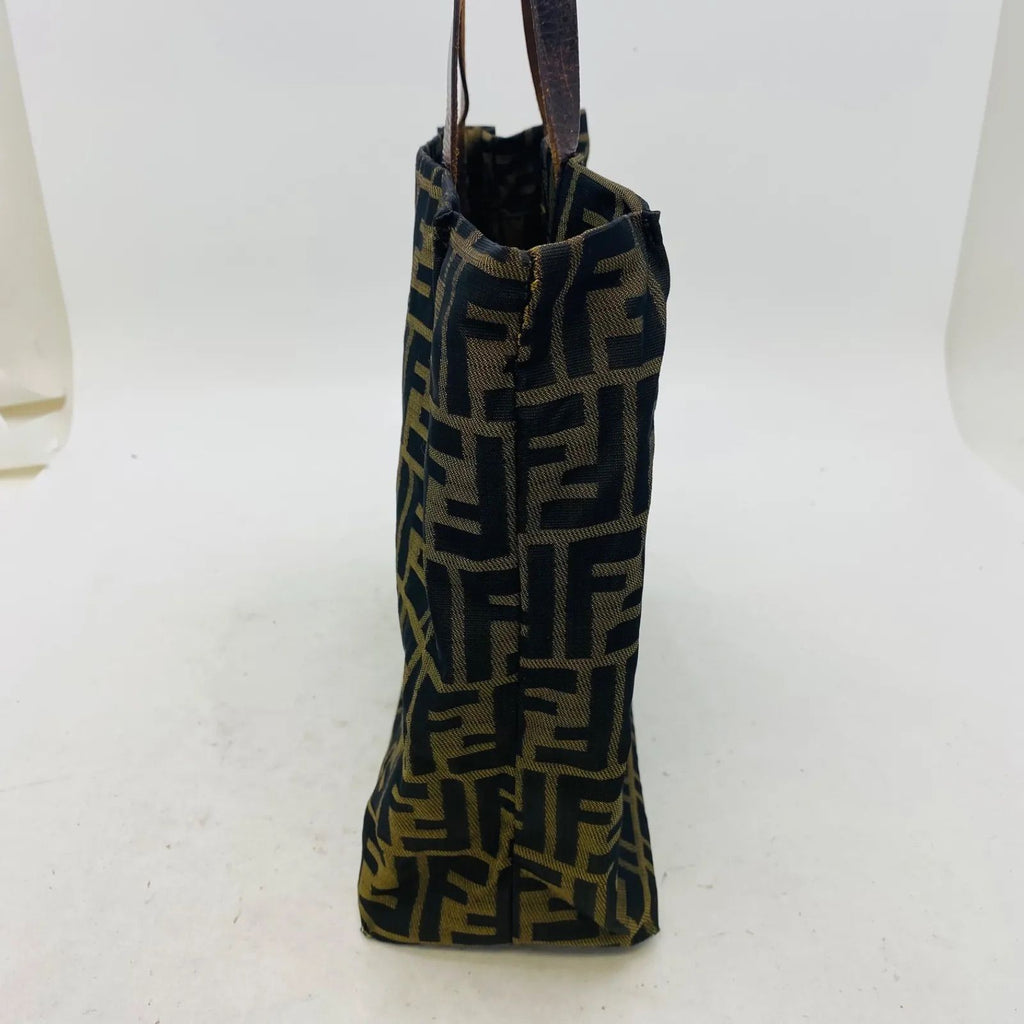 Fendi Zuka Tote Iconic Brown — view 8