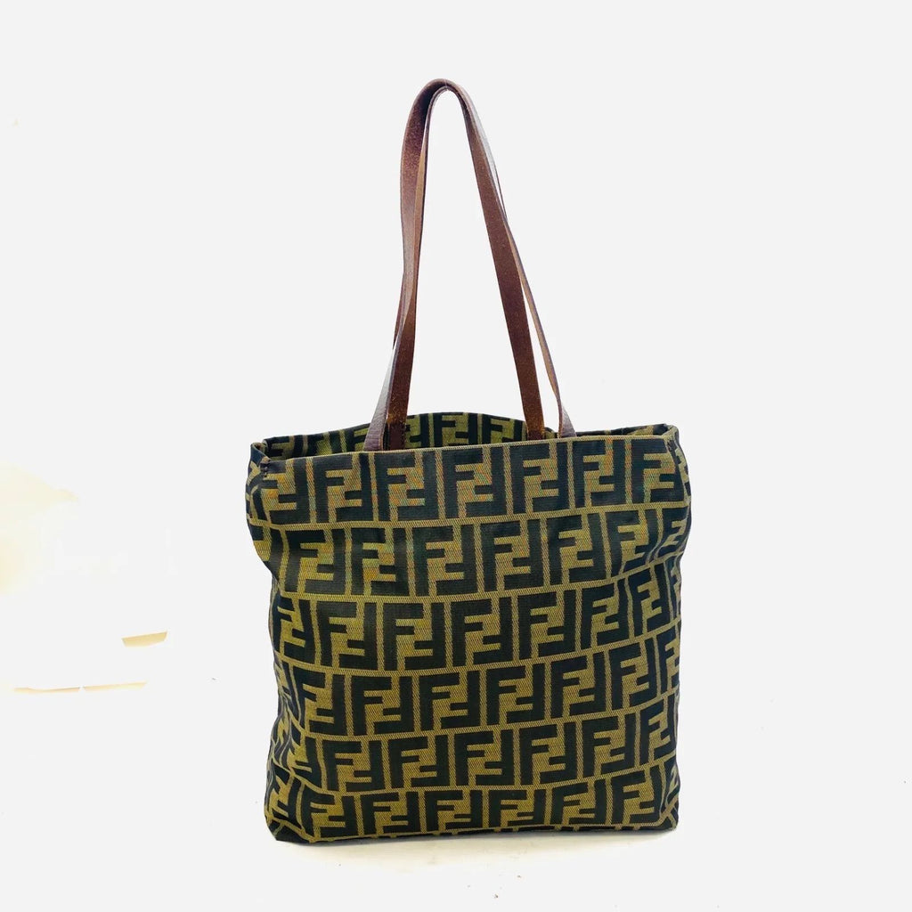 Fendi Zuka Tote Iconic Brown