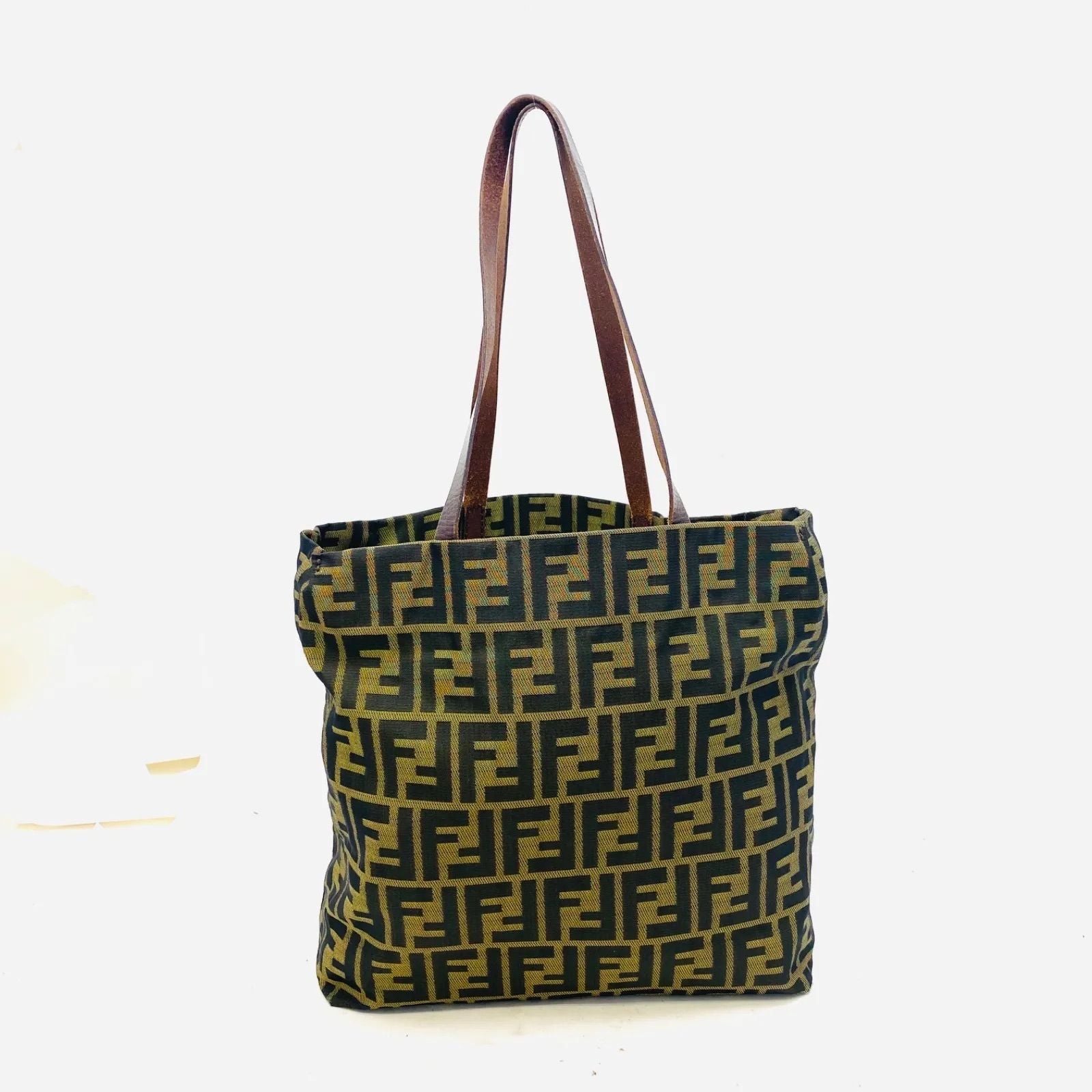 Fendi Zuka Tote Iconic Brown