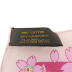 Louis Vuitton Murakami Takashi Cotton 100% Monogram Cherry Blossom Scarf — view 8