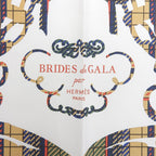 Hermes Carre 45 Brides de Gala Ceremonial Bridle Silk 100% Scarf Multi — view 6