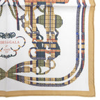Hermes Carre 45 Brides de Gala Ceremonial Bridle Silk 100% Scarf Multi — view 5