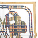Hermes Carre 45 Brides de Gala Ceremonial Bridle Silk 100% Scarf Multi — view 3