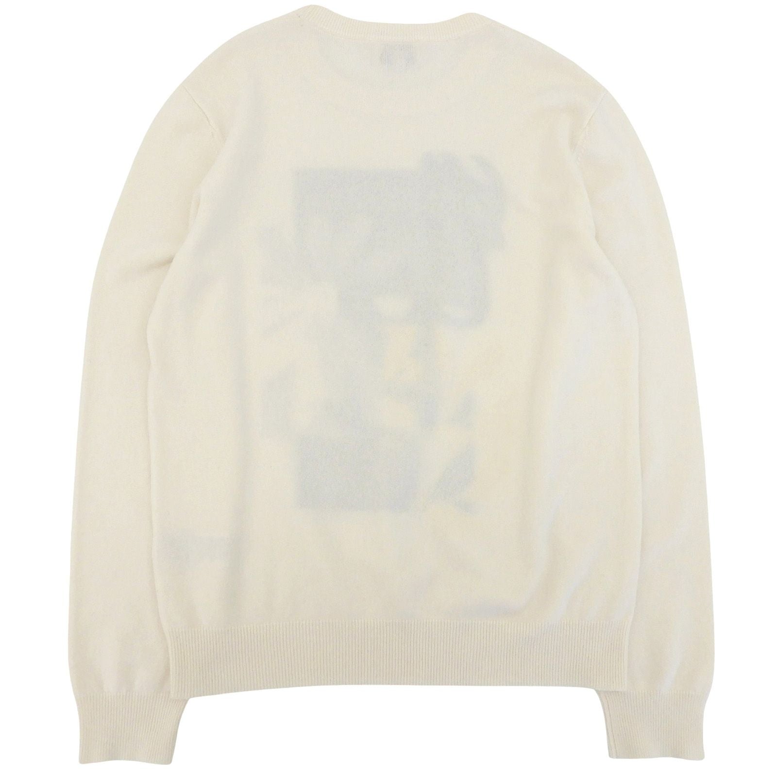 Hermes Cashmere Puzzle Floral Knit Sweater Ivory — view 2