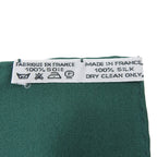 Hermes Carre 90 Brides de Gala Ceremonial Bridle Silk 100% Scarf Green Multi — view 8
