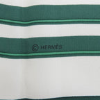 Hermes Carre 90 Brides de Gala Ceremonial Bridle Silk 100% Scarf Green Multi — view 7