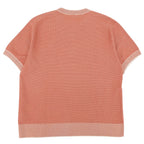 Dior Cotton Logo Summer Short Sleeve Knit Orange White XL Sweater — view 2