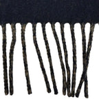 Hermes Brid Gala Cashmere Clou de Selle Embroidery Fringe Scarf Marine Etoupe — view 6