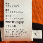 Celine Logo Print Quilted Batting Hat Bucket Hat Black Orange — view 9