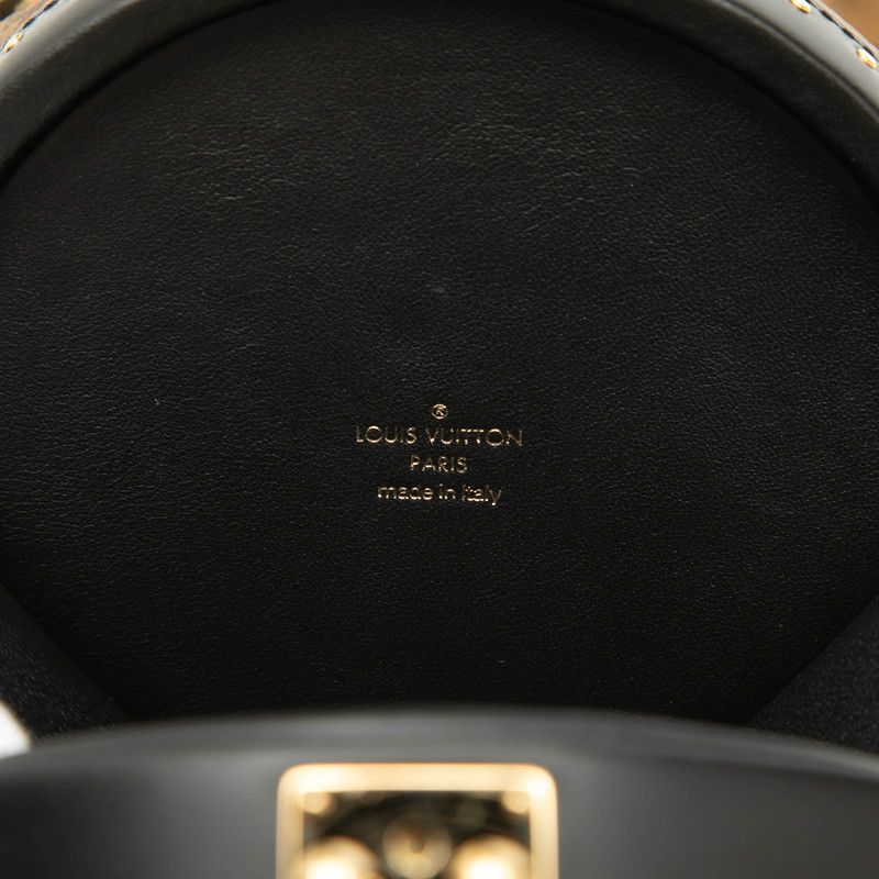 Louis Vuitton Monogram Reverse Petit Noet Trunk 2-Way Shoulder Bag Brown Black — view 5