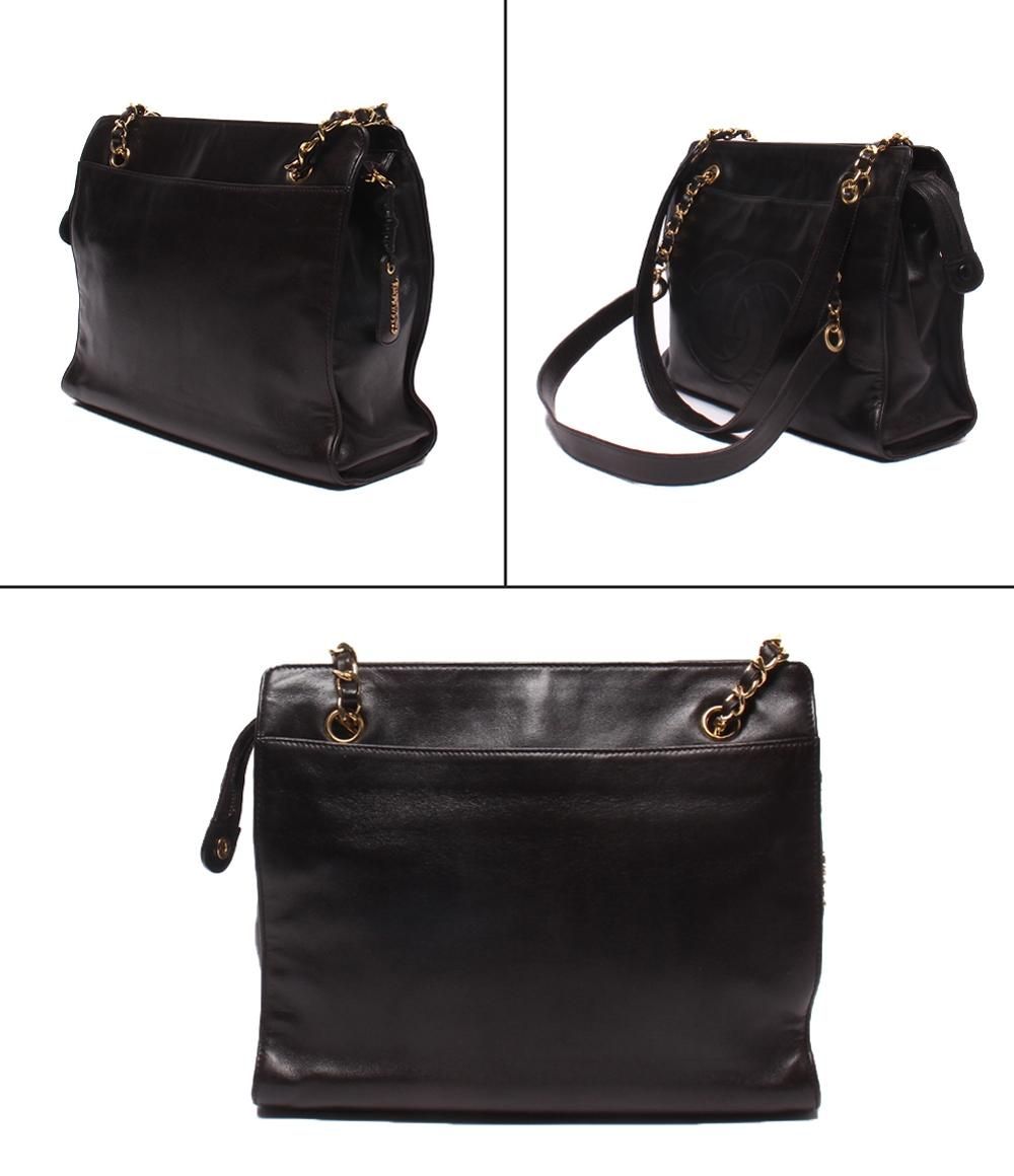 Chanel Chain Tote Lambskin Gold — view 2