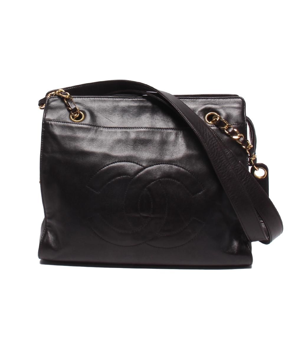 Chanel Chain Tote Lambskin Gold