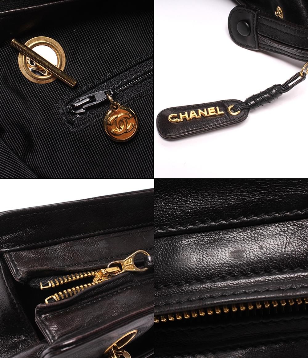 Chanel Chain Tote Lambskin Gold — view 8