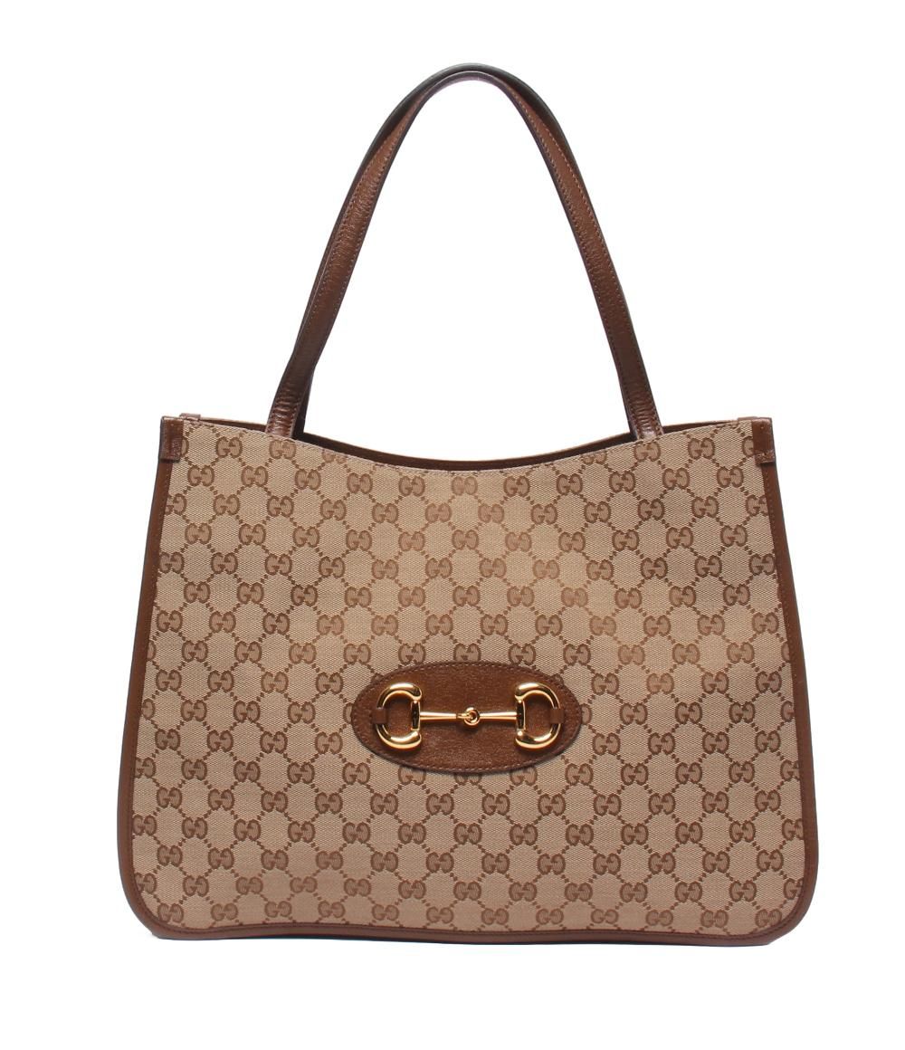 Gucci Tote Horsebit GG Canvas