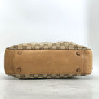 Gucci GG Canvas Tote Business Everyday Leather Brown — view 8