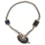 Hermes Merimelo Bracelet Silver Metal Blue — view 2