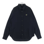 Dior Kaws Bee Embroidery Long Sleeve Dress Shirt Black
