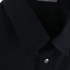 Dior Kaws Bee Embroidery Long Sleeve Dress Shirt Black — view 3