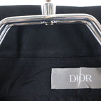 Dior Kaws Bee Embroidery Long Sleeve Dress Shirt Black — view 4