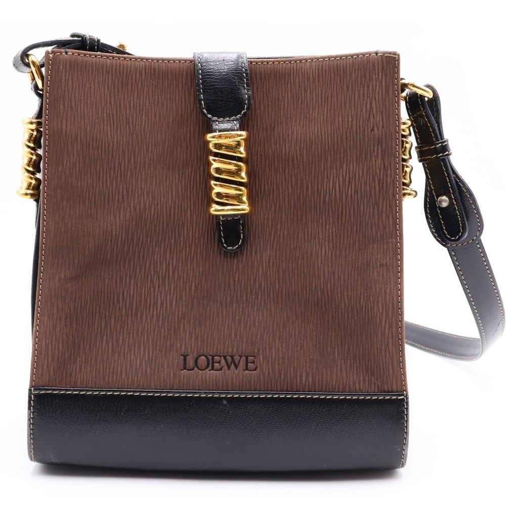 Loewe Sketch Pochette Shoulder Bag Brown