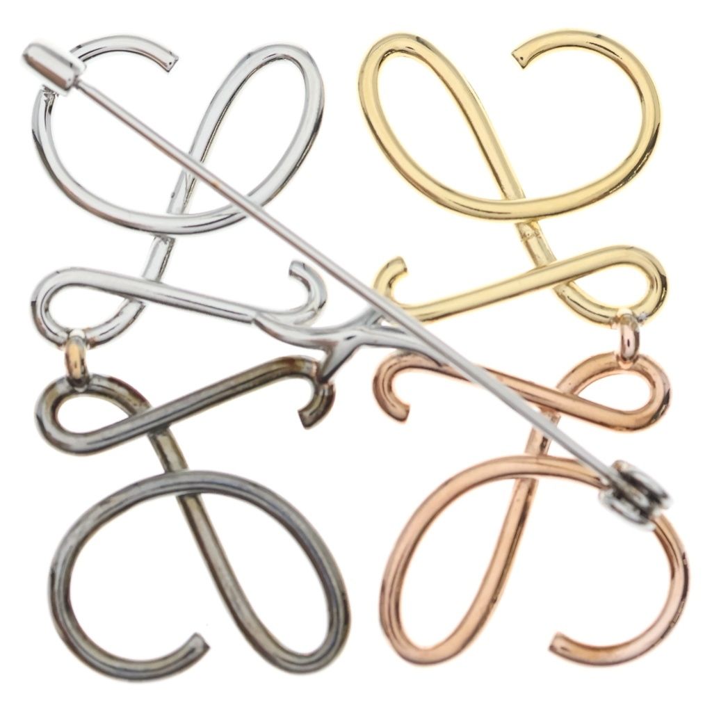 Loewe Anagram Logo Bro Pin Multicolor Brooch — view 2