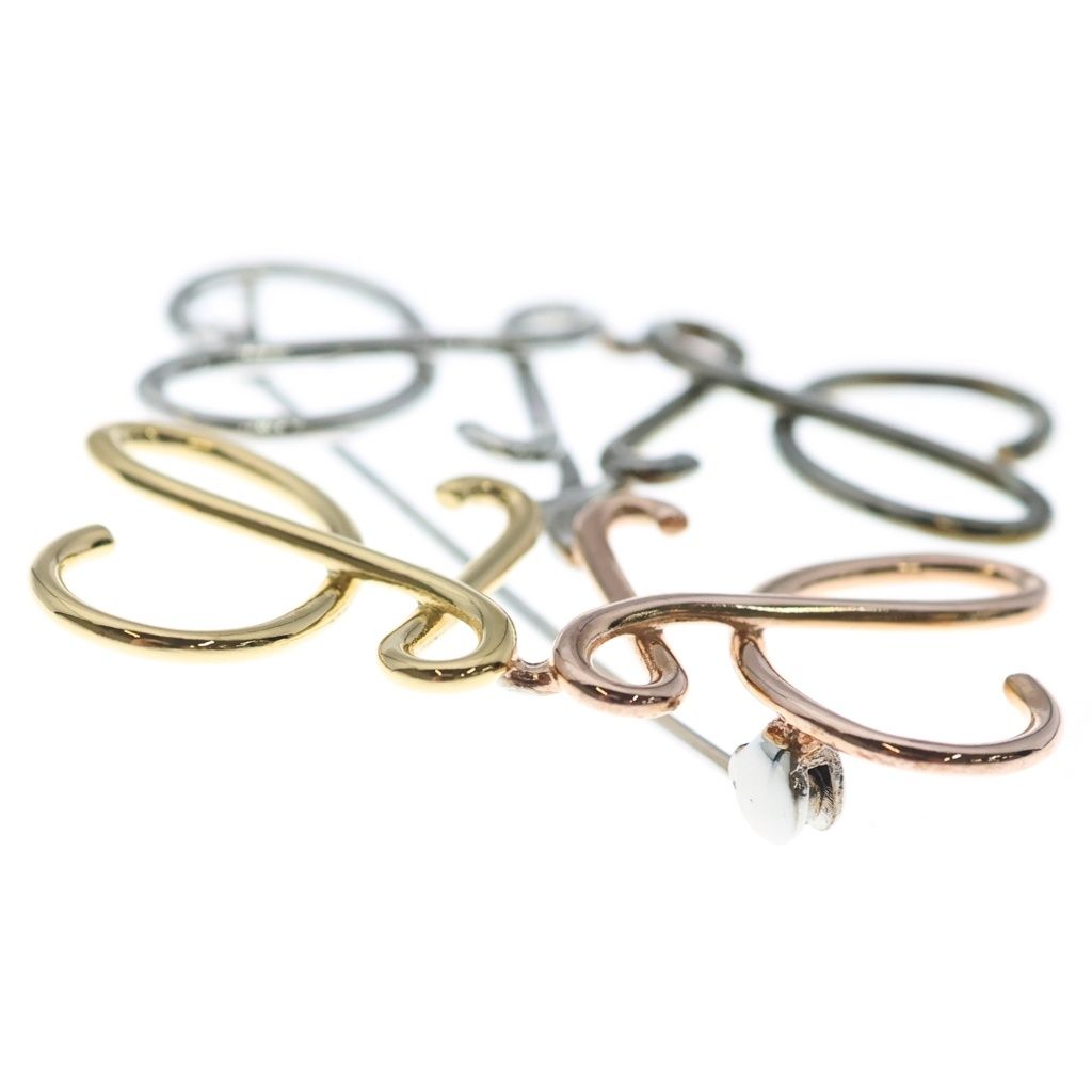 Loewe Anagram Logo Bro Pin Multicolor Brooch — view 4
