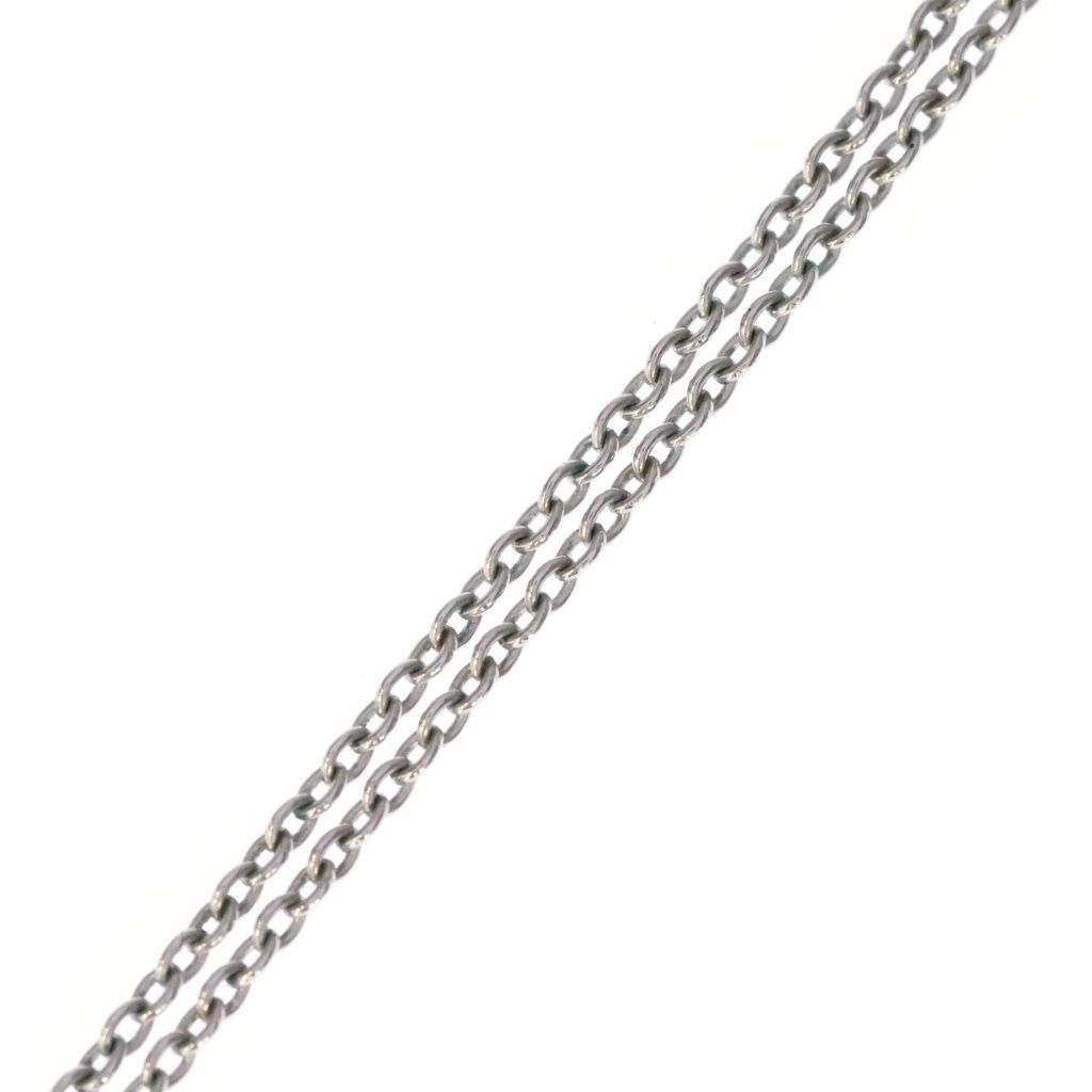 Dior Clair D Lune CD Logo Rhinestone Pendant Silver — view 4