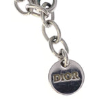 Dior Clair D Lune CD Logo Rhinestone Pendant Silver — view 5