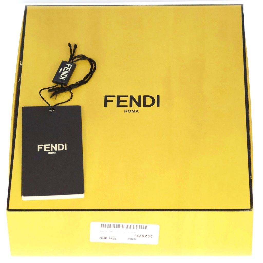Fendi Logo Necklace Gold — view 6