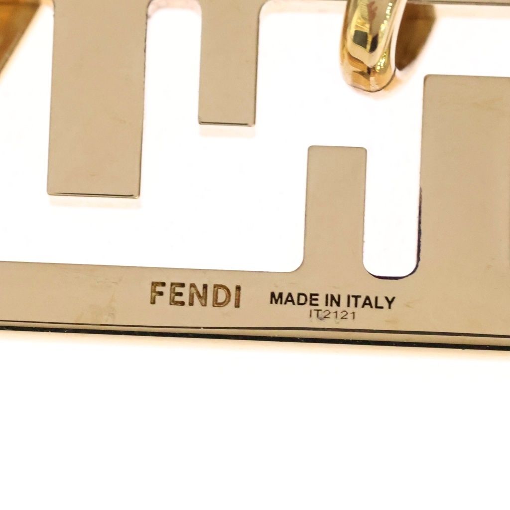 Fendi Logo Necklace Gold — view 5