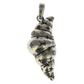 Louis Vuitton Black Motif Monogram Pendant Silver