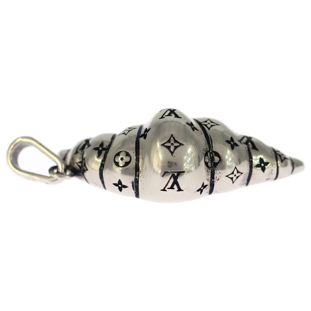 Louis Vuitton Black Motif Monogram Pendant Silver — view 3