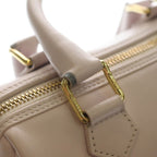 Celine Triomphe Strike 2-Way Shoulder Bag Light Pink Leather Gold — view 6