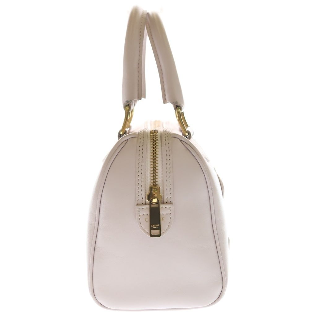 Celine Triomphe Strike 2-Way Shoulder Bag Light Pink Leather Gold — view 3