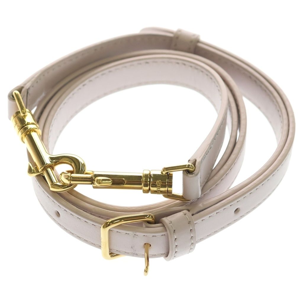 Celine Triomphe Strike 2-Way Shoulder Bag Light Pink Leather Gold — view 8