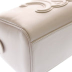 Celine Triomphe Strike 2-Way Shoulder Bag Light Pink Leather Gold — view 5