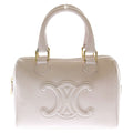 Celine Triomphe Strike 2-Way Shoulder Bag Light Pink Leather Gold