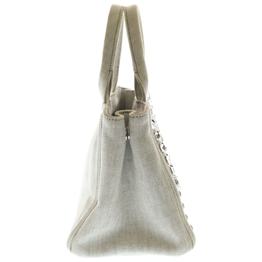 Prada Canapa Ju Rhinestone 2-Way Shoulder Bag Tote Eye Canvas — view 3