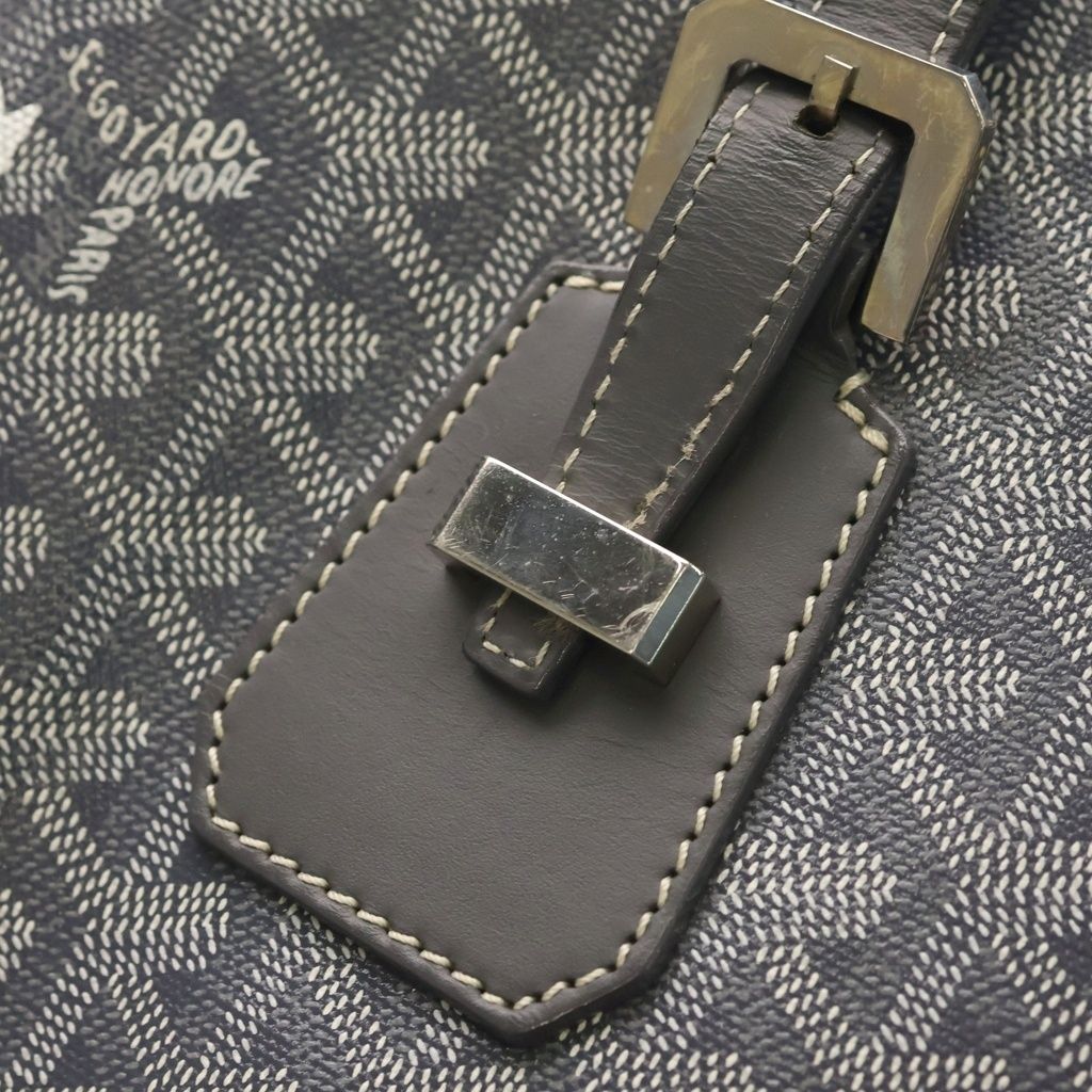 Goyard Como GM Di Canvas Hand Tote Gray — view 7