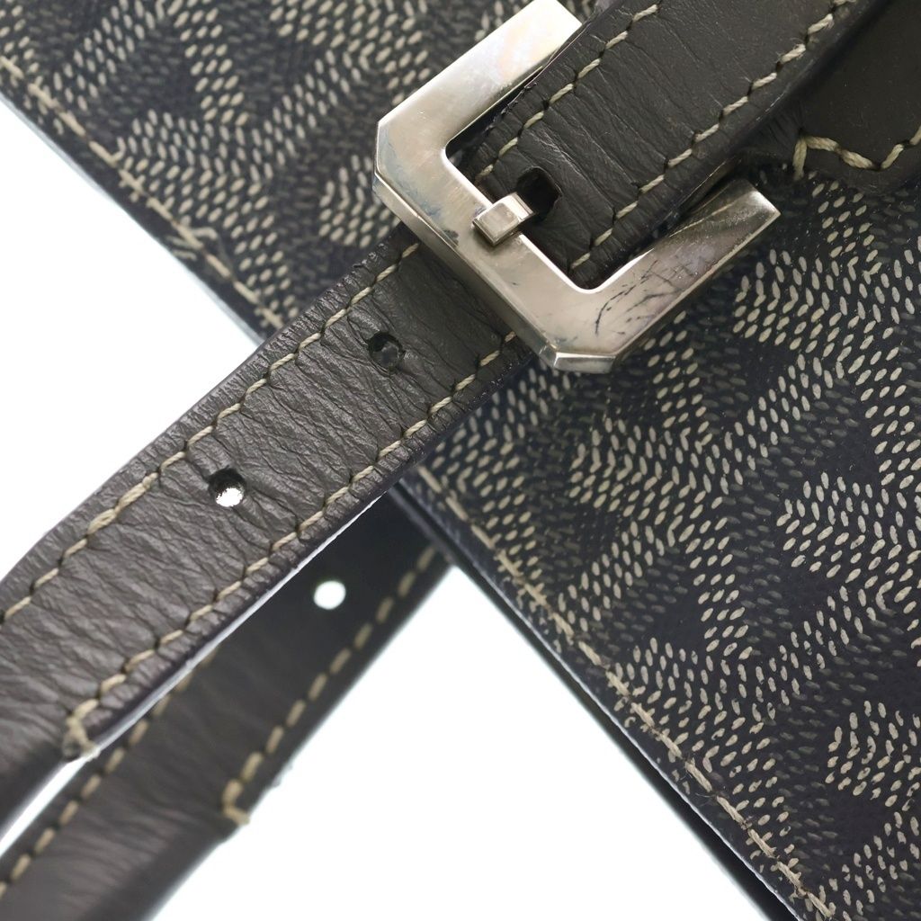Goyard Como GM Di Canvas Hand Tote Gray — view 8