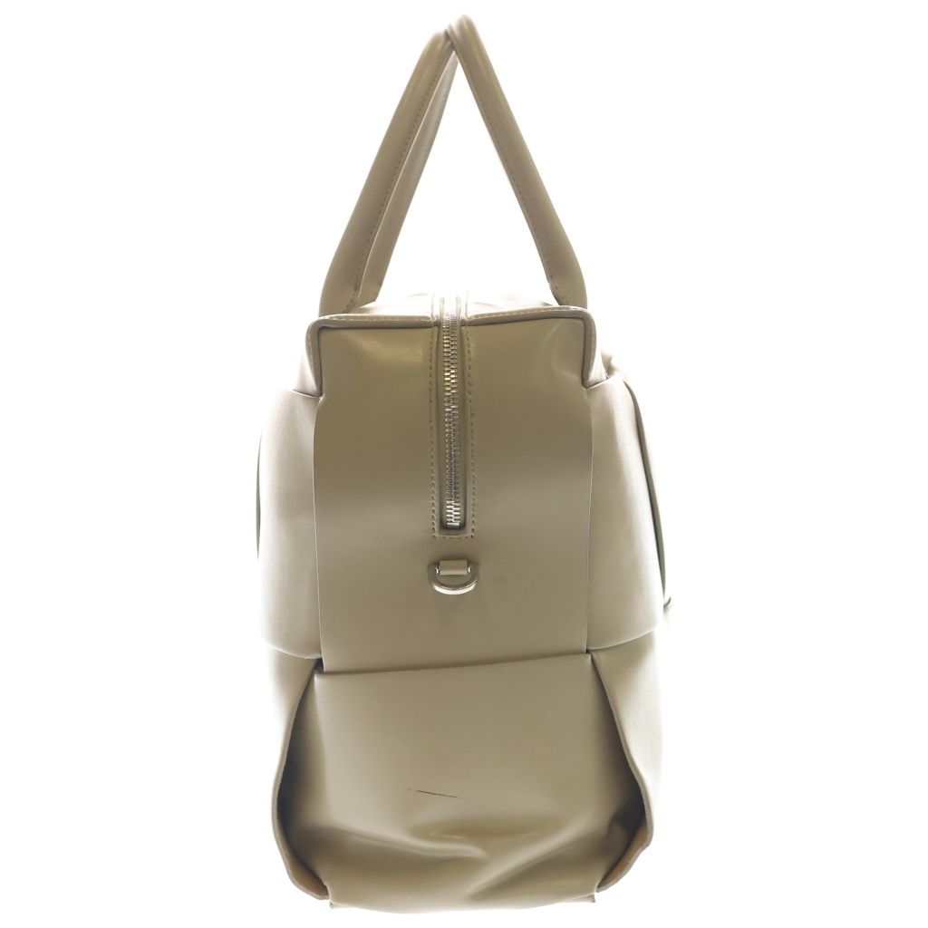 Bottega Veneta Arco Maxi Intreccia Leather 2-Way Handbag Beige — view 3