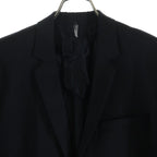 Dior Homme Zip Wool Tailored Jacket Black — view 3