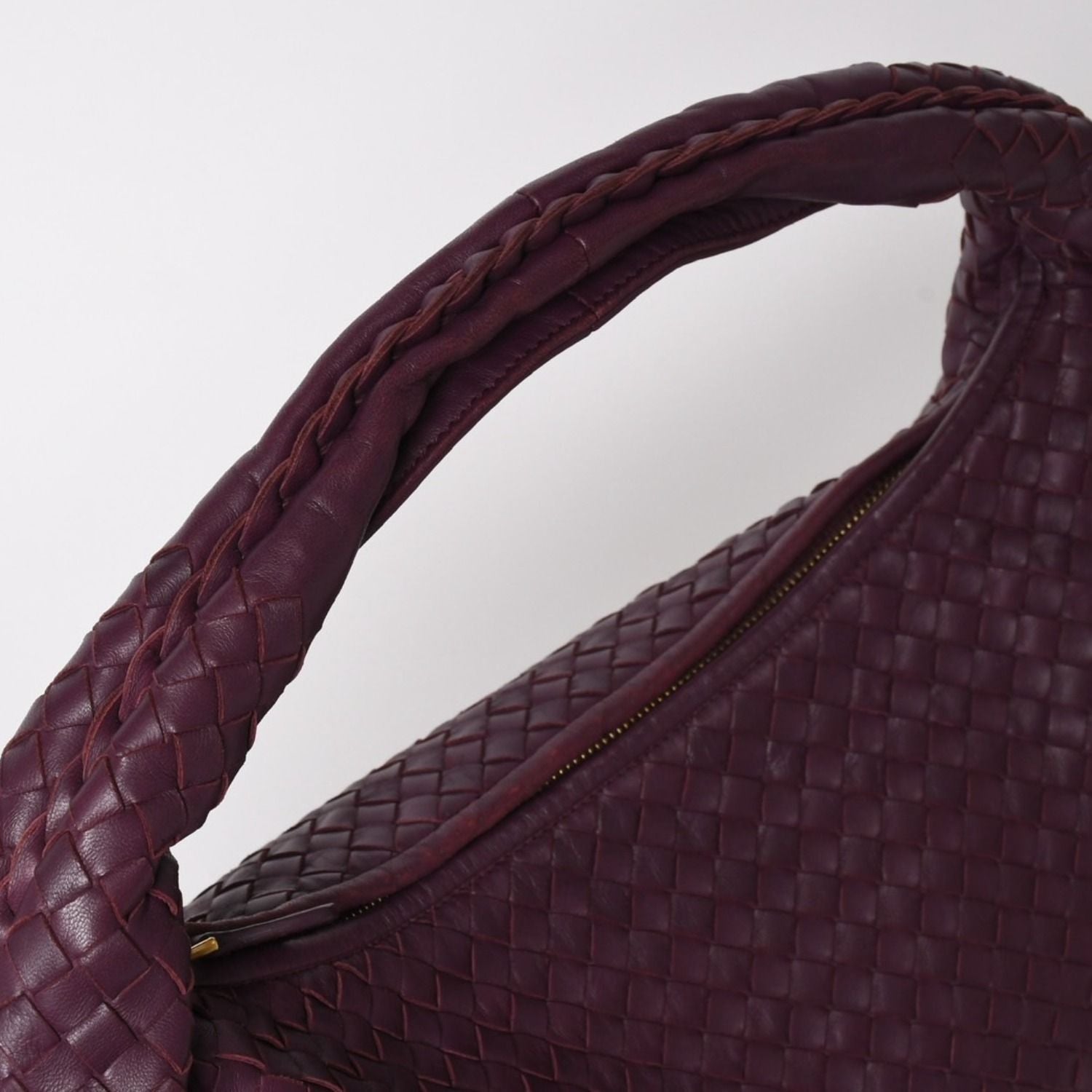 Bottega Veneta Intrecciato Bag Wine Red Purple — view 4