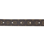 Louis Vuitton Belt Pretty Reversible Monogram Flower Brown Beige Gold — view 6